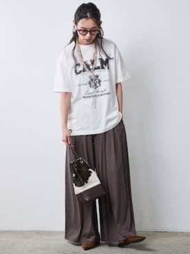 「CHIC STYLE（シックスタイル）のアイテム」を使った、ZOZO_SMILELAND_STAFFさん（レディース・163cm）の夏コーディネート
