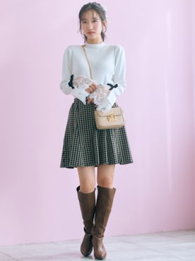 「marun（マルン）のアイテム」を使った、ZOZO_SMILELAND_STAFFさん（レディース・163cm）の秋コーディネート