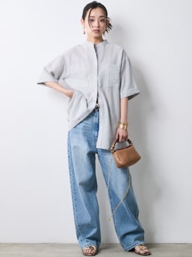 「CHIC STYLE（シックスタイル）のアイテム」を使った、ZOZO_SMILELAND_STAFFさん（レディース・163cm）の春コーディネート