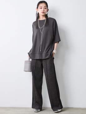 「CHIC STYLE（シックスタイル）のアイテム」を使った、ZOZO_SMILELAND_STAFFさん（レディース・163cm）の夏コーディネート