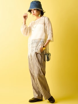 「GEVS.（ジェイヴィス）のアイテム」を使った、ZOZO_SMILELAND_STAFFさん（レディース・163cm）の春コーディネート