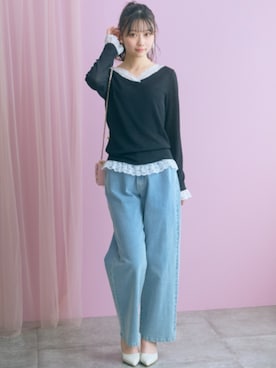 「marun（マルン）のアイテム」を使った、ZOZO_SMILELAND_STAFFさん（レディース・161cm）の夏コーディネート