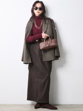「CHIC STYLE（シックスタイル）のアイテム」を使った、ZOZO_SMILELAND_STAFFさん（レディース・163cm）の秋コーディネート