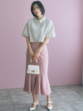 「marun（マルン）のアイテム」を使った、ZOZO_SMILELAND_STAFFさん（レディース・167cm）の春コーディネート