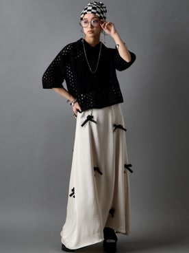 「GEVS.（ジェイヴィス）のアイテム」を使った、ZOZO_SMILELAND_STAFFさん（レディース・163cm）の春コーディネート