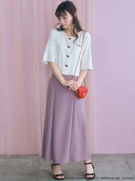 「marun（マルン）のアイテム」を使った、ZOZO_SMILELAND_STAFFさん（レディース・161cm）の春コーディネート