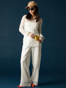 「GEVS.（ジェイヴィス）のアイテム」を使った、ZOZO_SMILELAND_STAFFさん（レディース・163cm）の冬コーディネート