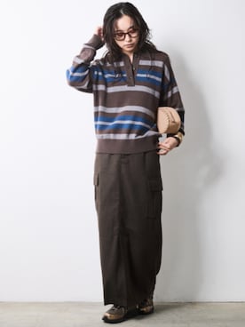 「CHIC STYLE（シックスタイル）のアイテム」を使った、ZOZO_SMILELAND_STAFFさん（レディース・163cm）の秋コーディネート