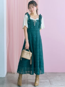 「marun（マルン）のアイテム」を使った、ZOZO_SMILELAND_STAFFさん（レディース・161cm）の夏コーディネート