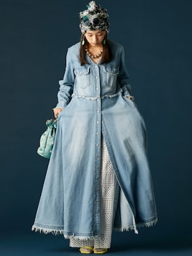 「GEVS.（ジェイヴィス）のアイテム」を使った、ZOZO_SMILELAND_STAFFさん（レディース・163cm）の冬コーディネート