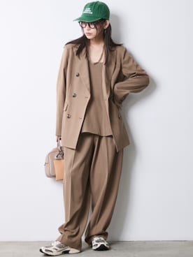 「CHIC STYLE（シックスタイル）のアイテム」を使った、ZOZO_SMILELAND_STAFFさん（レディース・163cm）の冬コーディネート