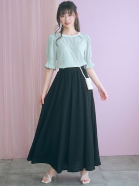 「marun（マルン）のアイテム」を使った、ZOZO_SMILELAND_STAFFさん（レディース・161cm）の春コーディネート