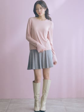 「marun（マルン）のアイテム」を使った、ZOZO_SMILELAND_STAFFさん（レディース・167cm）の秋コーディネート