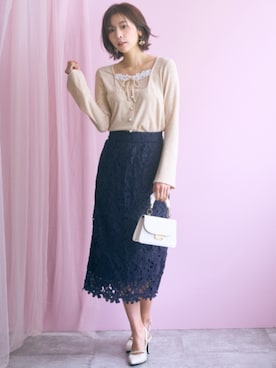 「marun（マルン）のアイテム」を使った、ZOZO_SMILELAND_STAFFさん（レディース・167cm）の春コーディネート