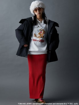 「Tom＆Jerry（トムアンドジェリー）のアイテム」を使った、ZOZO_SMILELAND_STAFFさん（レディース・163cm）の秋コーディネート