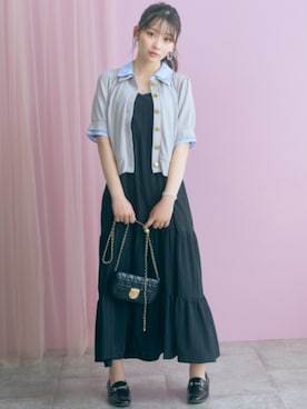 「marun（マルン）のアイテム」を使った、ZOZO_SMILELAND_STAFFさん（レディース・161cm）の夏コーディネート