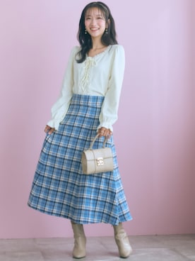 「marun（マルン）のアイテム」を使った、ZOZO_SMILELAND_STAFFさん（レディース・163cm）の秋コーディネート