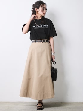 「CHIC STYLE（シックスタイル）のアイテム」を使った、ZOZO_SMILELAND_STAFFさん（レディース・163cm）の春コーディネート