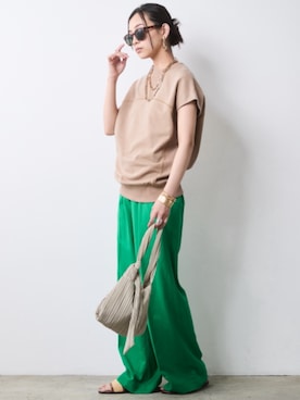 「CHIC STYLE（シックスタイル）のアイテム」を使った、ZOZO_SMILELAND_STAFFさん（レディース・163cm）の春コーディネート