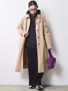 「CHIC STYLE（シックスタイル）のアイテム」を使った、ZOZO_SMILELAND_STAFFさん（レディース・163cm）の冬コーディネート