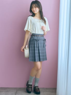 「marun（マルン）のアイテム」を使った、ZOZO_SMILELAND_STAFFさん（レディース・161cm）の夏コーディネート