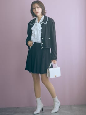 「marun（マルン）のアイテム」を使った、ZOZO_SMILELAND_STAFFさん（レディース・167cm）の秋コーディネート