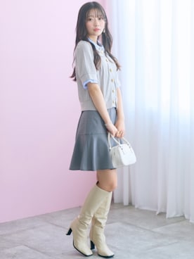 「marun（マルン）のアイテム」を使った、ZOZO_SMILELAND_STAFFさん（レディース・161cm）の夏コーディネート