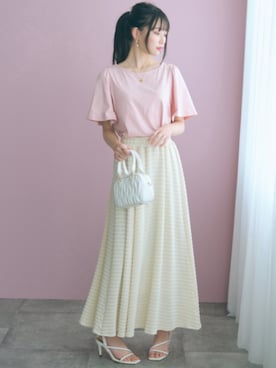 「marun（マルン）のアイテム」を使った、ZOZO_SMILELAND_STAFFさん（レディース・161cm）の春コーディネート