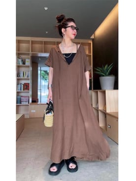 「CHIC STYLE（シックスタイル）のアイテム」を使った、ZOZO_SMILELAND_STAFFさん（レディース・161cm）の春コーディネート