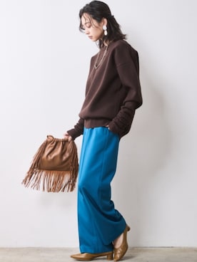 「CHIC STYLE（シックスタイル）のアイテム」を使った、ZOZO_SMILELAND_STAFFさん（レディース・163cm）の秋コーディネート