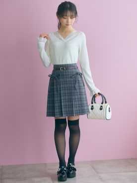 「marun（マルン）のアイテム」を使った、ZOZO_SMILELAND_STAFFさん（レディース・161cm）の夏コーディネート