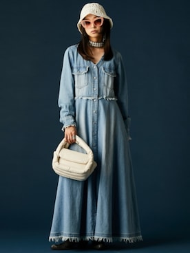 「GEVS.（ジェイヴィス）のアイテム」を使った、ZOZO_SMILELAND_STAFFさん（レディース・163cm）の冬コーディネート