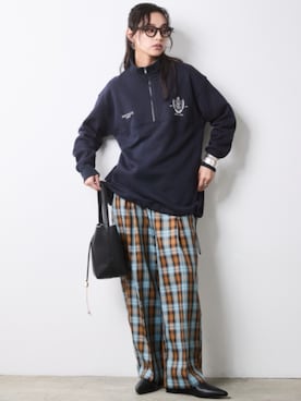 「CHIC STYLE（シックスタイル）のアイテム」を使った、ZOZO_SMILELAND_STAFFさん（レディース・163cm）の秋コーディネート
