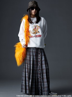 「Tom＆Jerry（トムアンドジェリー）のアイテム」を使った、ZOZO_SMILELAND_STAFFさん（レディース・163cm）の秋コーディネート