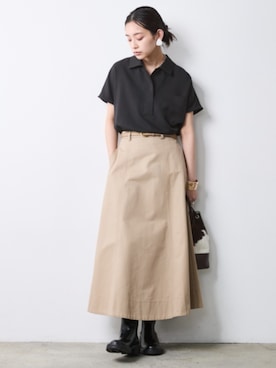 「CHIC STYLE（シックスタイル）のアイテム」を使った、ZOZO_SMILELAND_STAFFさん（レディース・163cm）の夏コーディネート