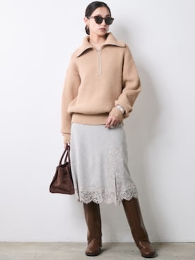 「CHIC STYLE（シックスタイル）のアイテム」を使った、ZOZO_SMILELAND_STAFFさん（レディース・163cm）の秋コーディネート