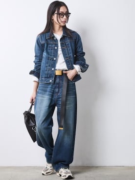 「CHIC STYLE（シックスタイル）のアイテム」を使った、ZOZO_SMILELAND_STAFFさん（レディース・163cm）の冬コーディネート