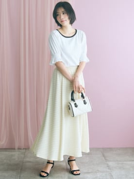 「marun（マルン）のアイテム」を使った、ZOZO_SMILELAND_STAFFさん（レディース・167cm）の春コーディネート