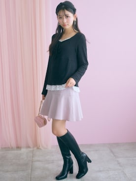 「marun（マルン）のアイテム」を使った、ZOZO_SMILELAND_STAFFさん（レディース・161cm）の夏コーディネート