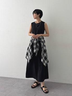 ZOZO_SMILELAND_STAFFさん（レディース・167cm）の夏コーディネート