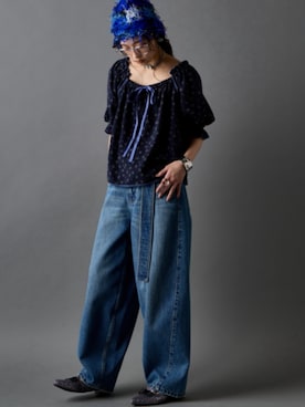 「GEVS.（ジェイヴィス）のアイテム」を使った、ZOZO_SMILELAND_STAFFさん（レディース・163cm）の春コーディネート