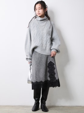 「CHIC STYLE（シックスタイル）のアイテム」を使った、ZOZO_SMILELAND_STAFFさん（レディース・163cm）の秋コーディネート