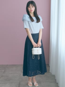 「marun（マルン）のアイテム」を使った、ZOZO_SMILELAND_STAFFさん（レディース・161cm）の春コーディネート