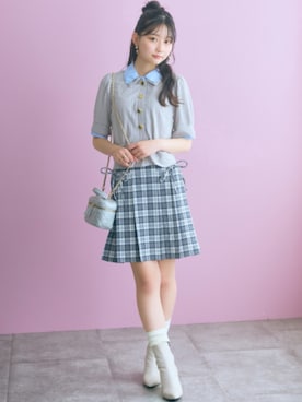 「marun（マルン）のアイテム」を使った、ZOZO_SMILELAND_STAFFさん（レディース・161cm）の夏コーディネート