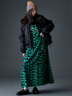 「GEVS.（ジェイヴィス）のアイテム（ジャケット/アウター）」を使った、ZOZO_SMILELAND_STAFFさん（レディース・163cm）の秋コーディネート