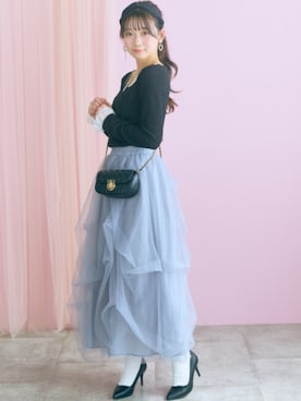 「marun（マルン）のアイテム」を使った、ZOZO_SMILELAND_STAFFさん（レディース・161cm）の夏コーディネート