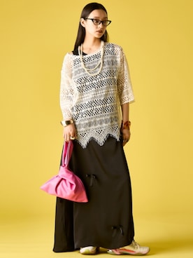 「GEVS.（ジェイヴィス）のアイテム」を使った、ZOZO_SMILELAND_STAFFさん（レディース・163cm）の春コーディネート