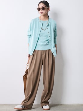 「CHIC STYLE（シックスタイル）のアイテム」を使った、ZOZO_SMILELAND_STAFFさん（レディース・163cm）の冬コーディネート