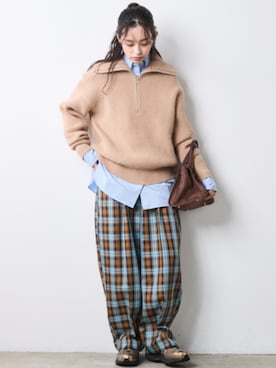 「CHIC STYLE（シックスタイル）のアイテム」を使った、ZOZO_SMILELAND_STAFFさん（レディース・163cm）の秋コーディネート