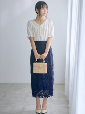 「marun（マルン）のアイテム」を使った、ZOZO_SMILELAND_STAFFさん（レディース・161cm）の春コーディネート